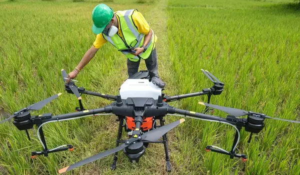 What technologies are enhancing efficiency in organic farming practices?